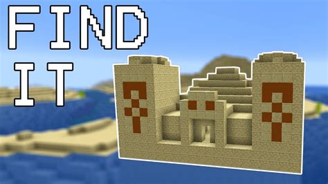 desert temple minecraft finder